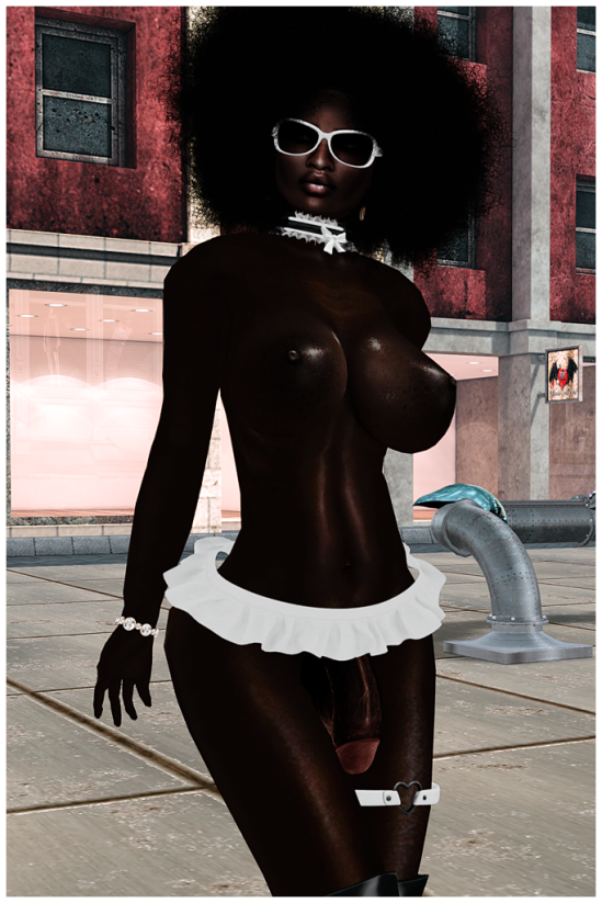 Afro Hair - Dickgirls, Futa, Blacklist, Second Life