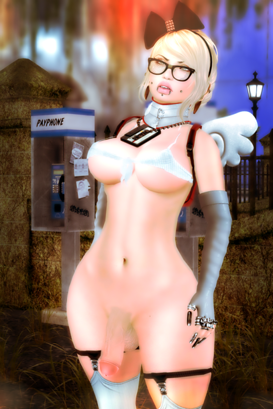 Fake Angel - Dickgirls Art, Futanari, Blacklist, Second Life