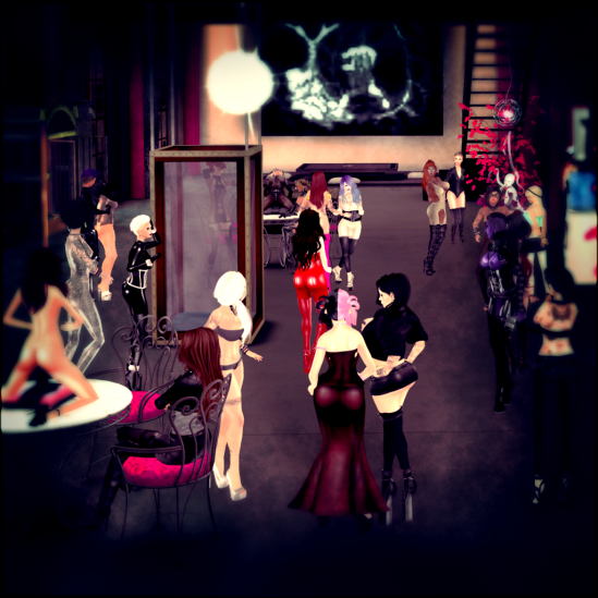 The Latex Soiree 003 - Dickgirls Art, Futanari, Blacklist, Second Life